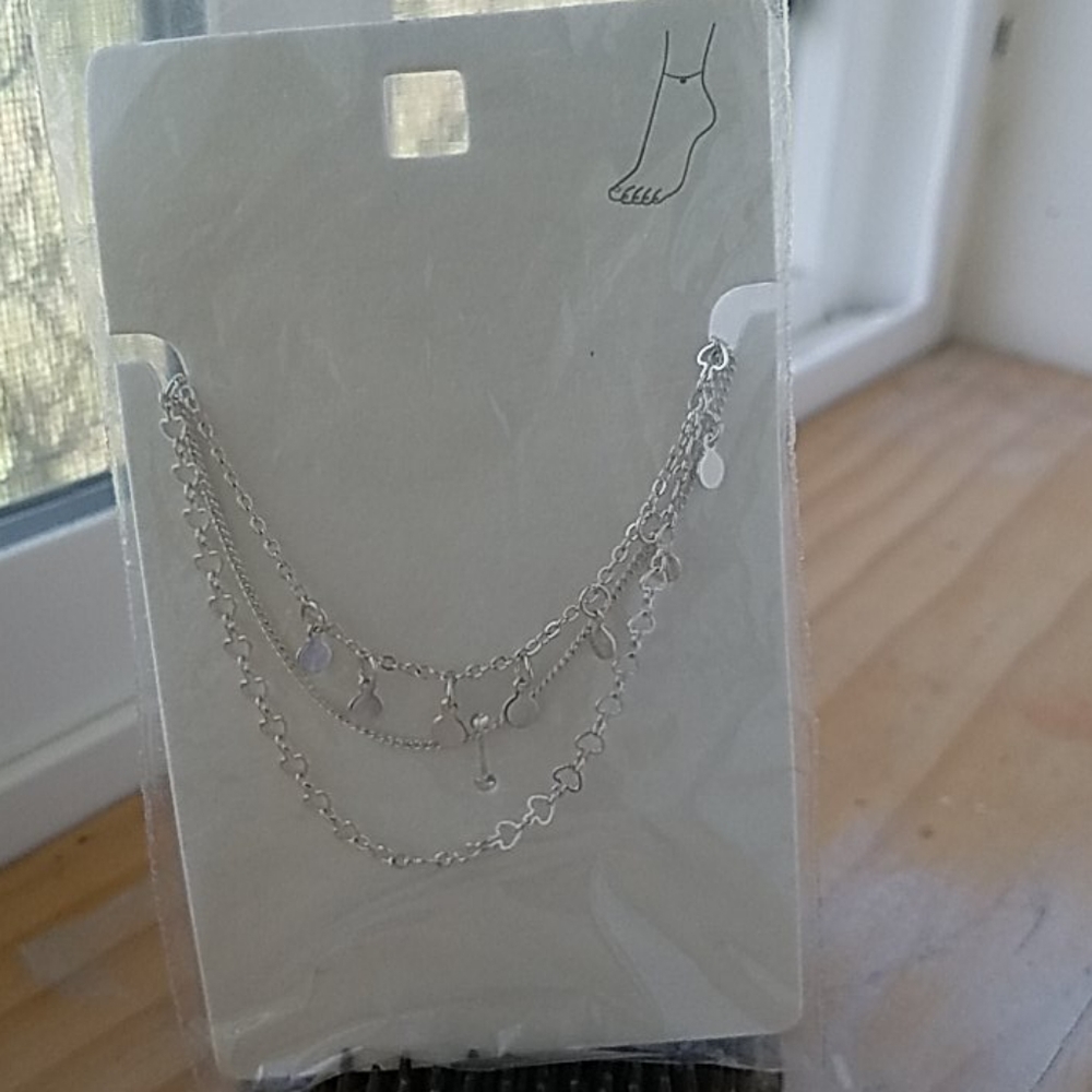 Silver Ankle Bracelet